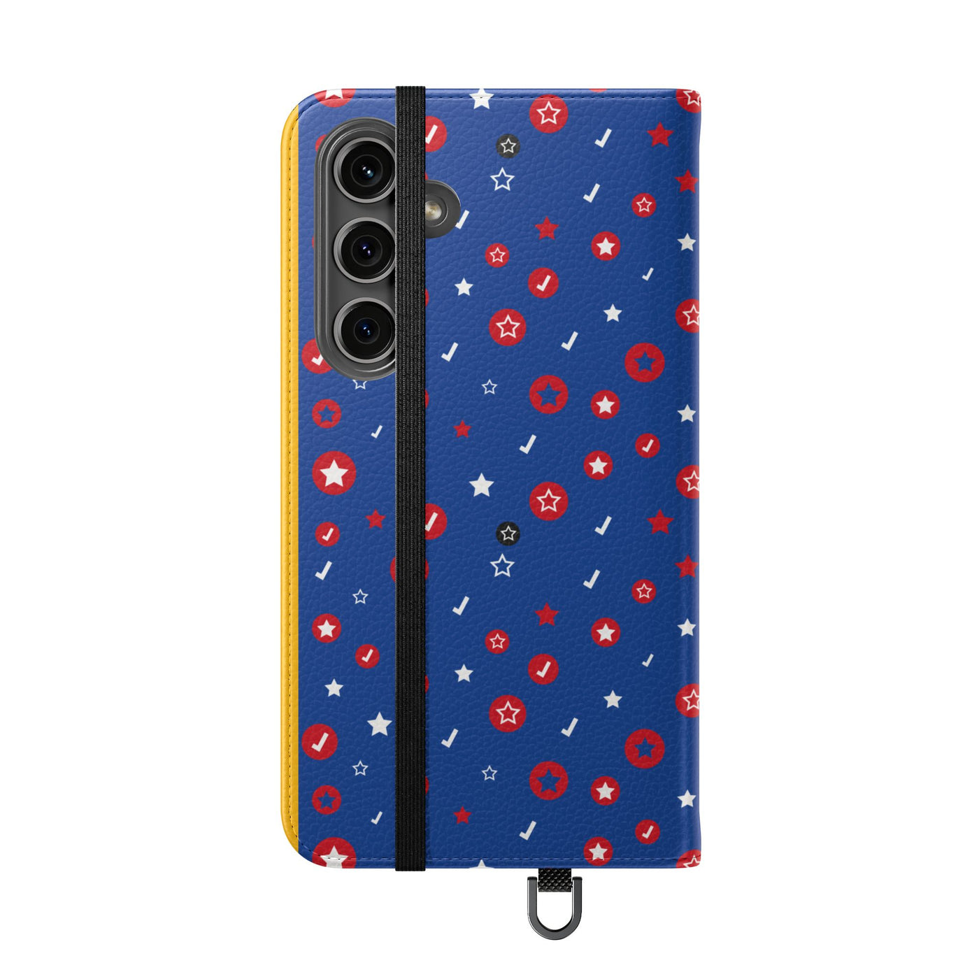 Patriotic Flip Case for Smartphones - Fun Stars and Stripes Design
