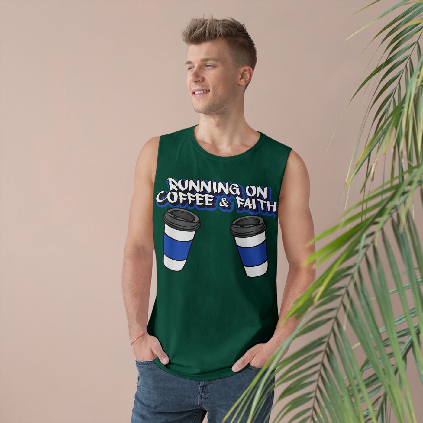 Spooky Vibes Unisex Barnard Tank - Halloween Graphic Sleeveless Tee