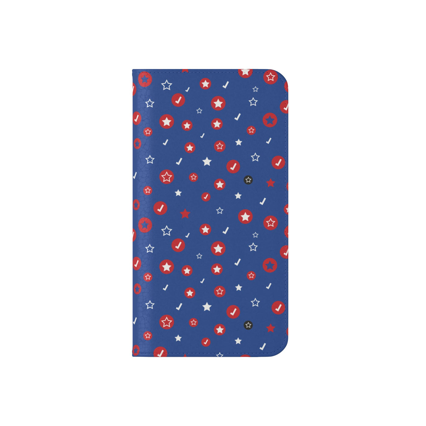Patriotic Flip Case for Smartphones - Fun Stars and Stripes Design