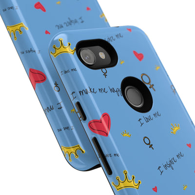Inspiring Phone Case - 'I Love Me' Design - Tough Cases
