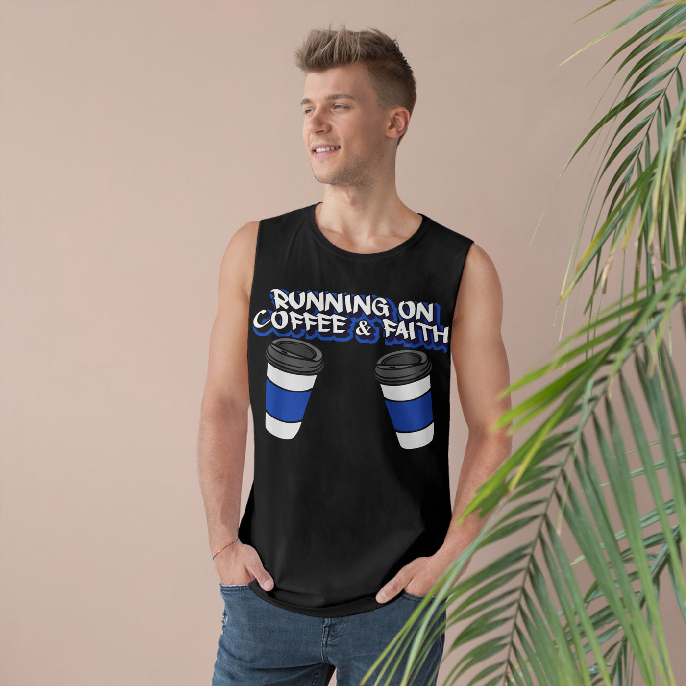 Spooky Vibes Unisex Barnard Tank - Halloween Graphic Sleeveless Tee