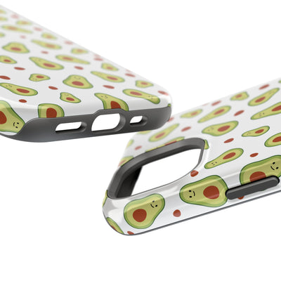 Avocado Pattern Impact-Resistant Phone Case - Fun & Functional