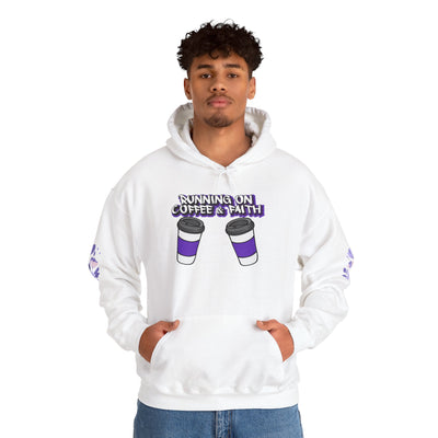 Running on Coffee & Faith Hooded Sweatshirt