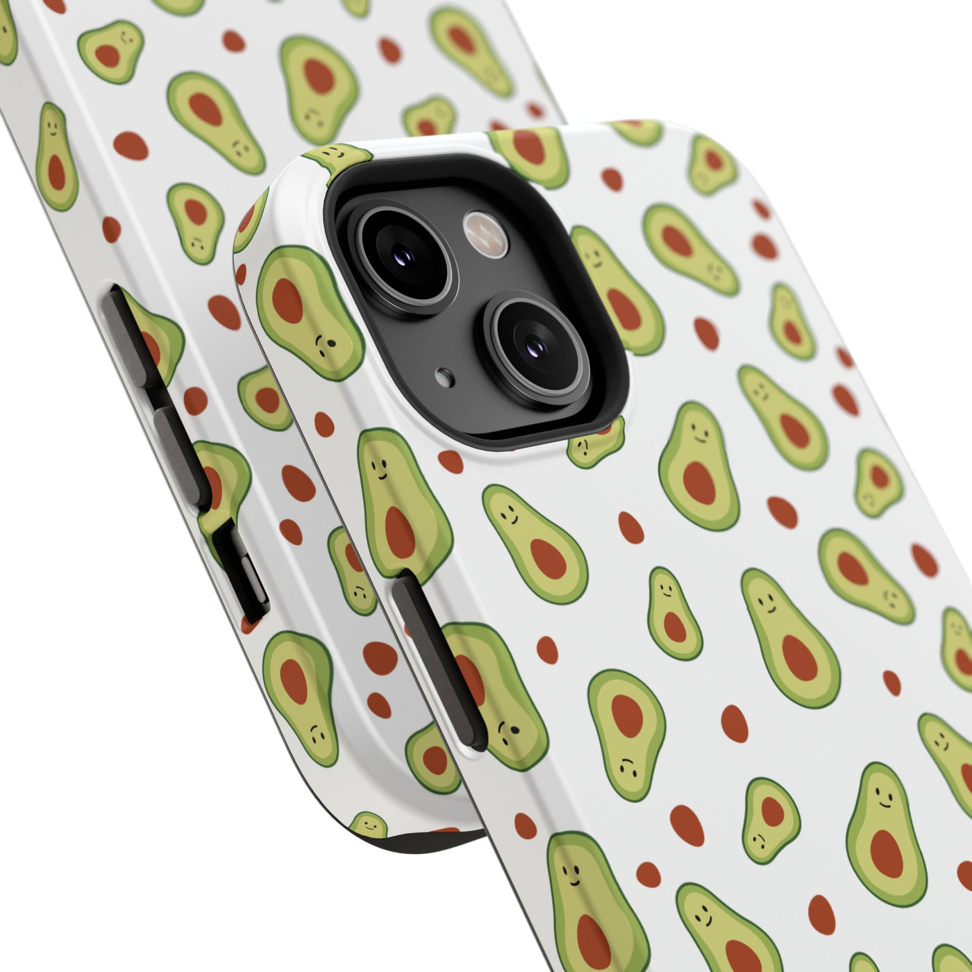 Avocado Pattern Impact-Resistant Phone Case - Fun & Functional