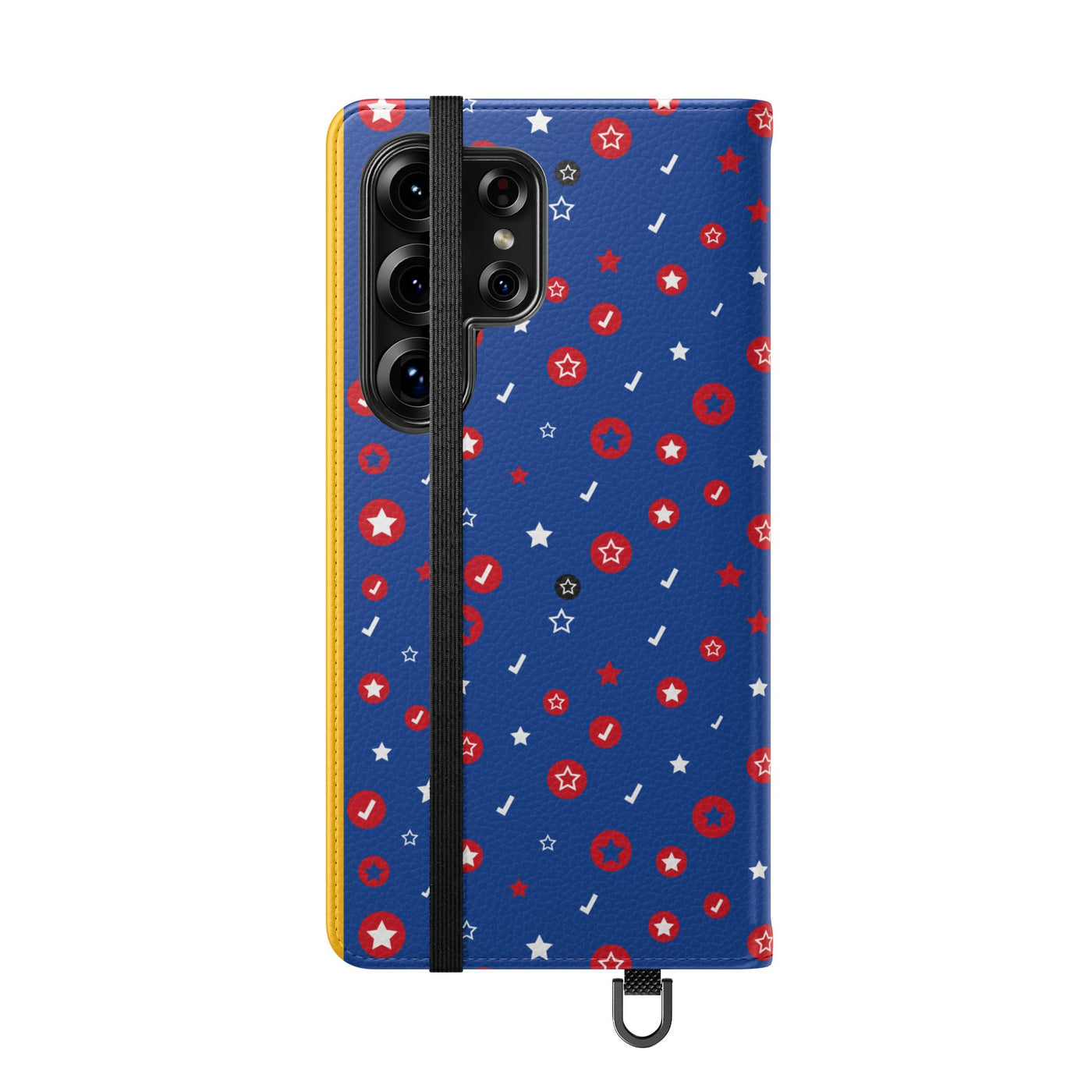 Patriotic Flip Case for Smartphones - Fun Stars and Stripes Design