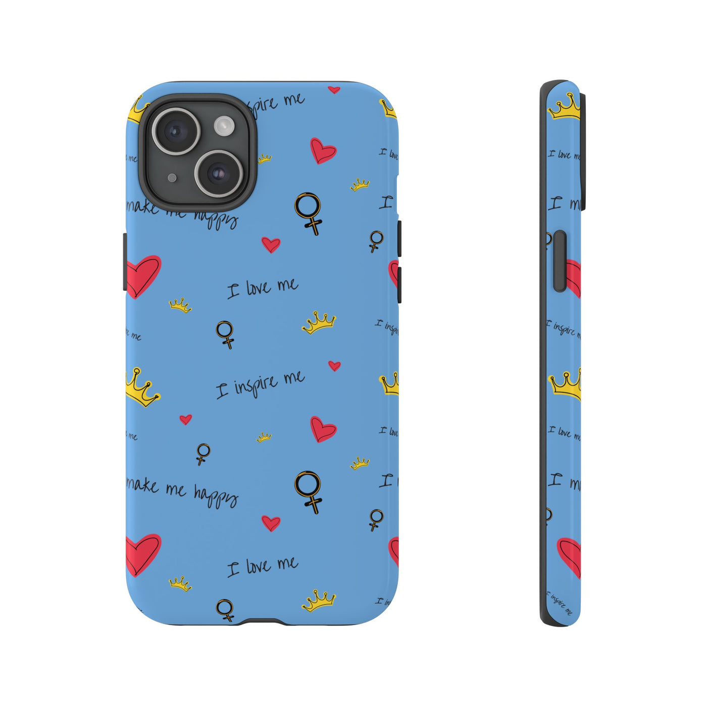 Inspiring Phone Case - 'I Love Me' Design - Tough Cases