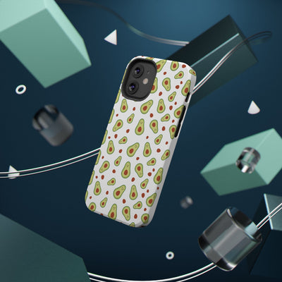 Avocado Pattern Impact-Resistant Phone Case - Fun & Functional