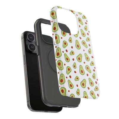 Avocado Pattern Impact-Resistant Phone Case - Fun & Functional