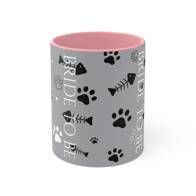Bride to Be Accent Mug - Perfect for Pet Lovers