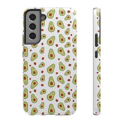 Avocado Pattern Impact-Resistant Phone Case - Fun & Functional