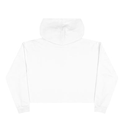 Running on Coffee & Faith Crop Hoodie - Cozy Sweatshirt for Coffee Lovers