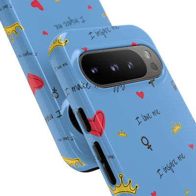 Inspiring Phone Case - 'I Love Me' Design - Tough Cases