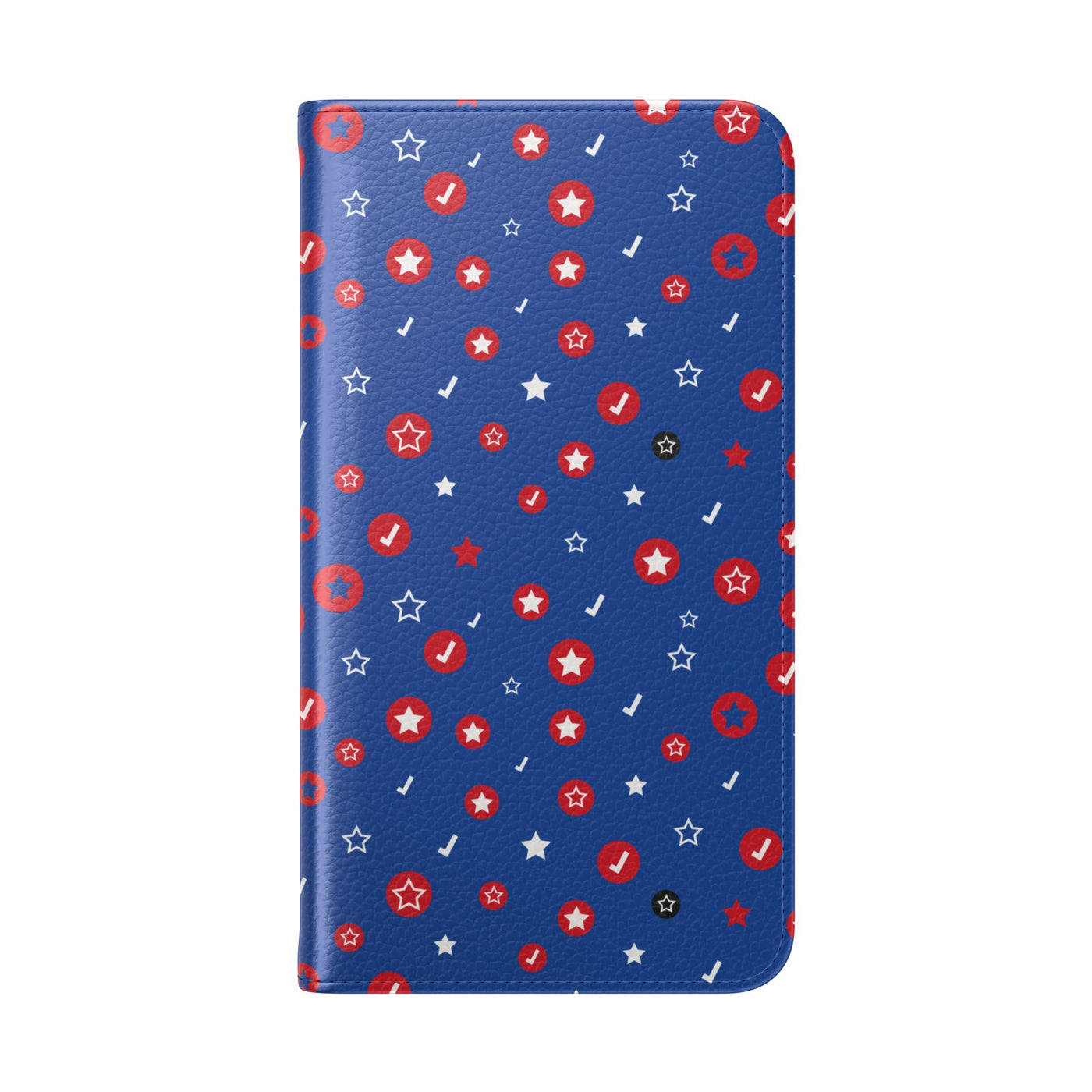 Patriotic Flip Case for Smartphones - Fun Stars and Stripes Design