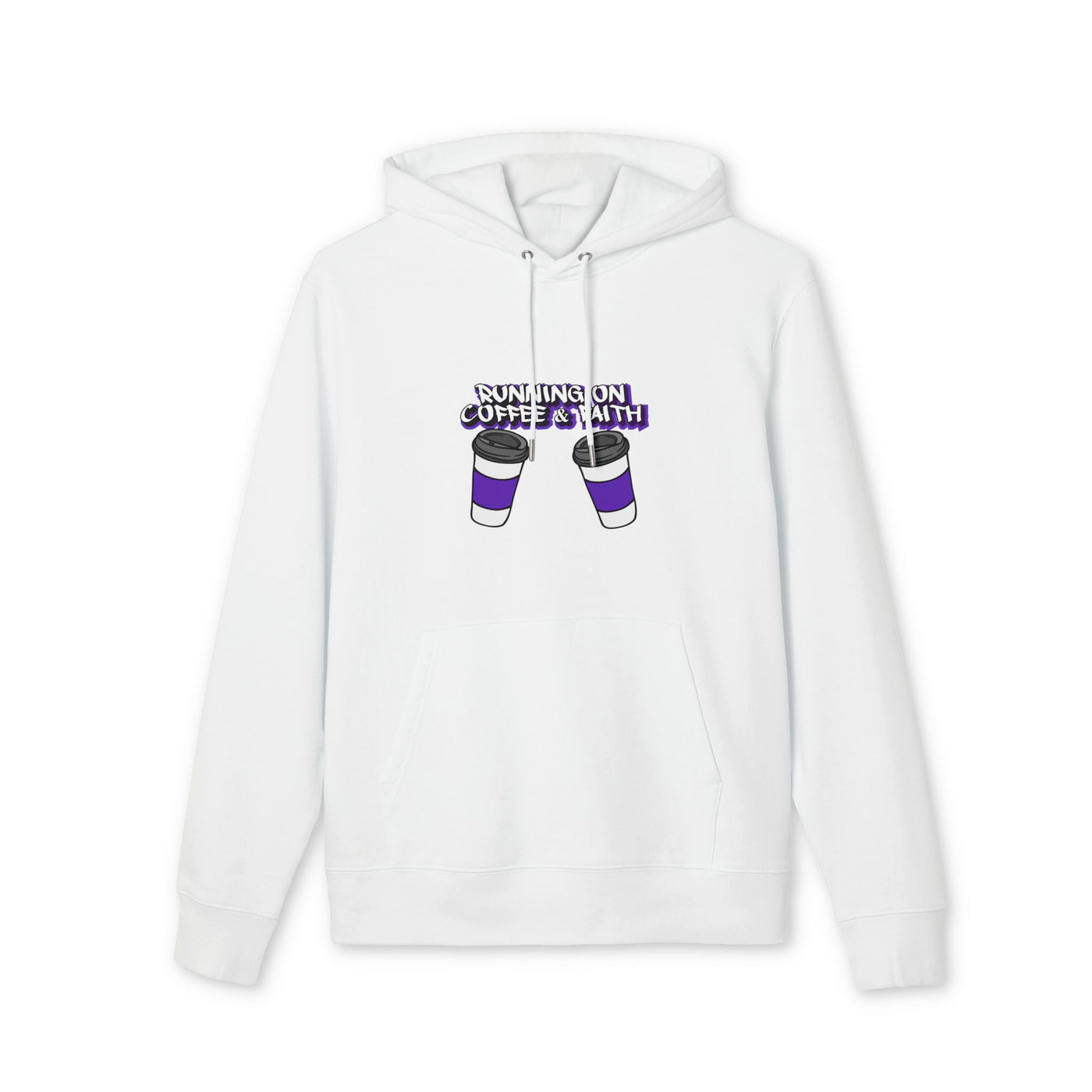 Unisex Hoodie - "Running on Coffee & Faith" Casual Wear