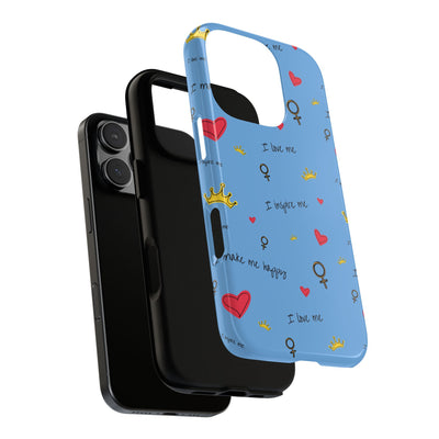 Inspiring Phone Case - 'I Love Me' Design - Tough Cases