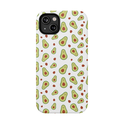 Avocado Pattern Impact-Resistant Phone Case - Fun & Functional