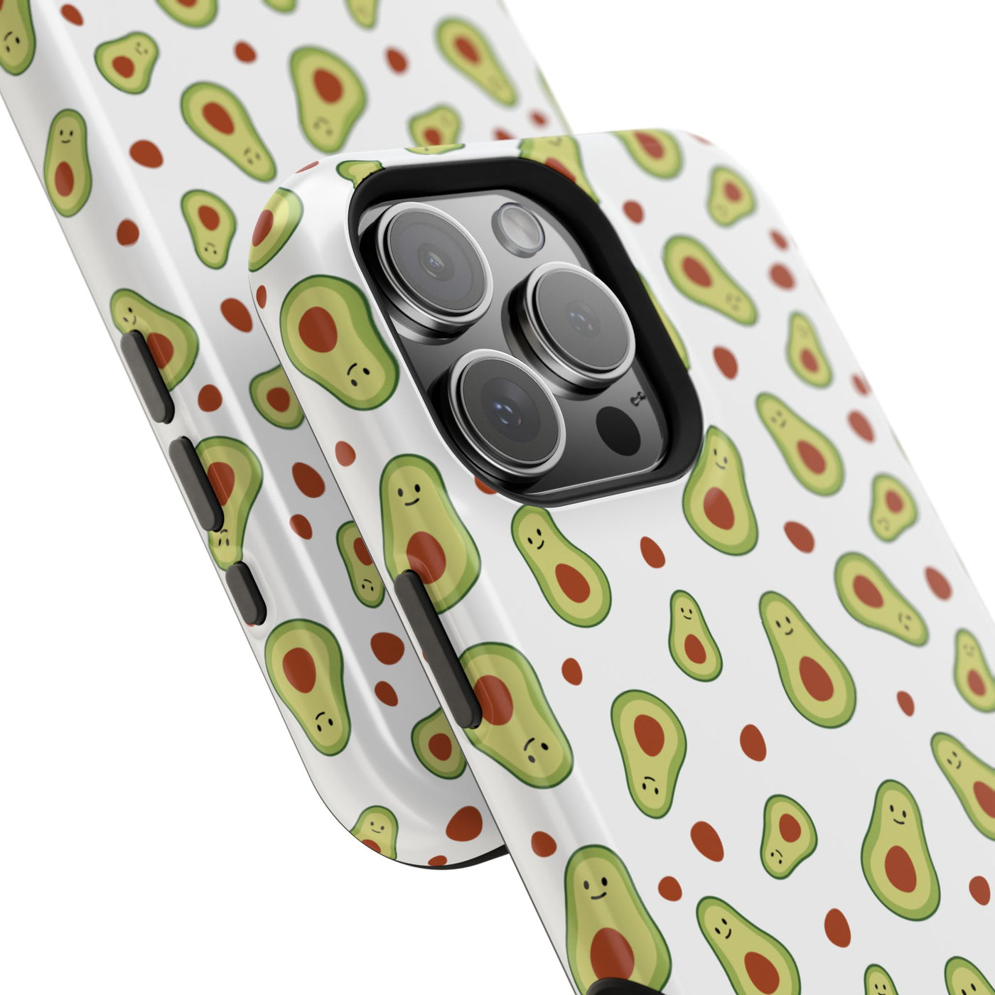 Avocado Pattern Impact-Resistant Phone Case - Fun & Functional