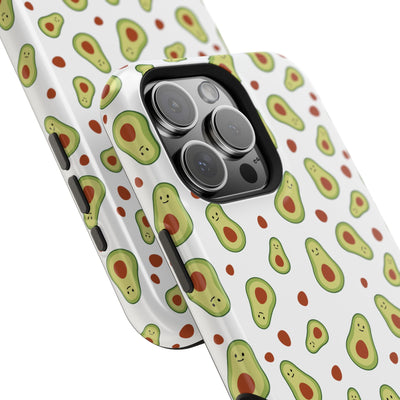 Avocado Pattern Impact-Resistant Phone Case - Fun & Functional