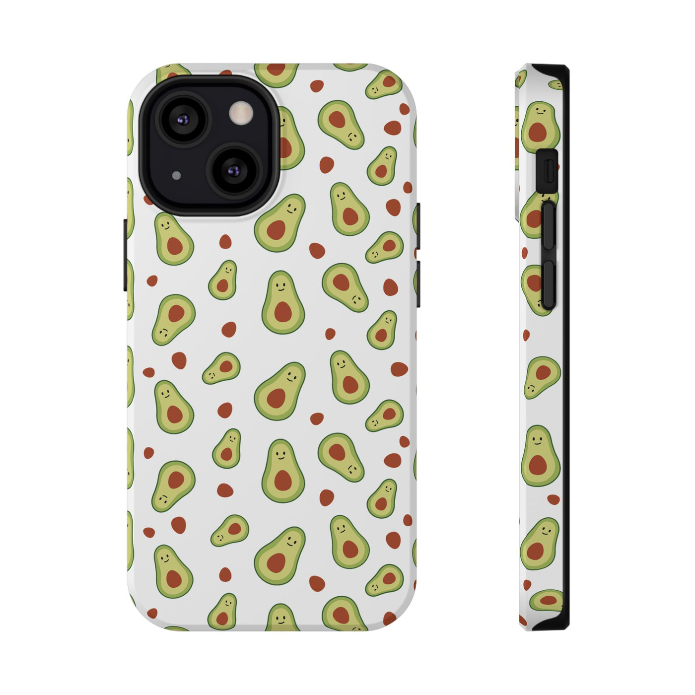 Avocado Pattern Impact-Resistant Phone Case - Fun & Functional