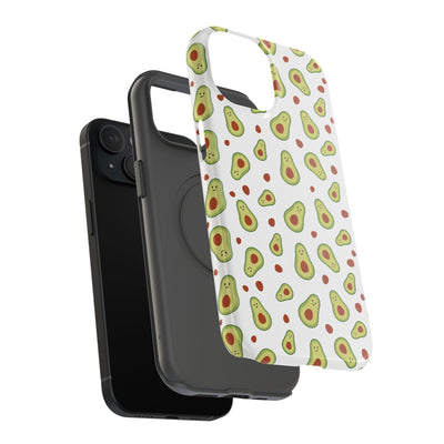 Avocado Pattern Impact-Resistant Phone Case - Fun & Functional