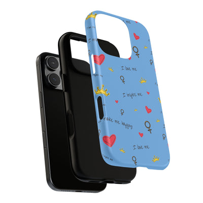 Inspiring Phone Case - 'I Love Me' Design - Tough Cases