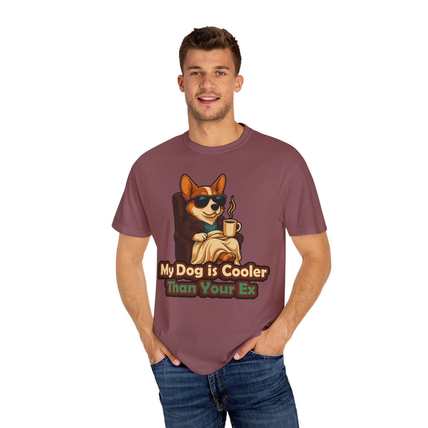 Dog Lover T-Shirt - Funny Cool Dog Quote Unisex Garment-Dyed Tee
