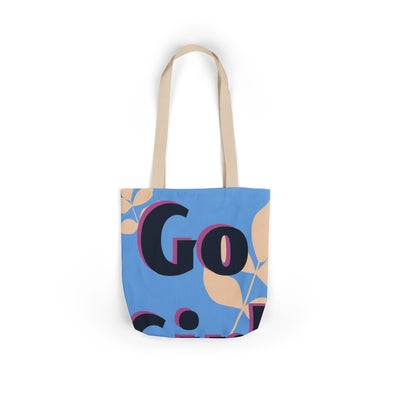 Empowering Canvas Tote Bag | Go Girl Design, Eco-Friendly Shopping Bag, Boho Style, Gift for Her, Everyday Carryall