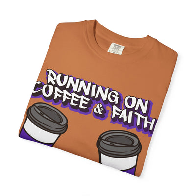 Coffee & Faith Unisex T-Shirt, Casual Wear, Gift for Coffee Lovers, Faith-Inspired Apparel, Comfortable Everyday Tee
