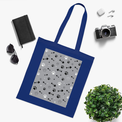 Cute Pet Themed Cotton Tote Bag - Perfect for Animal Lovers