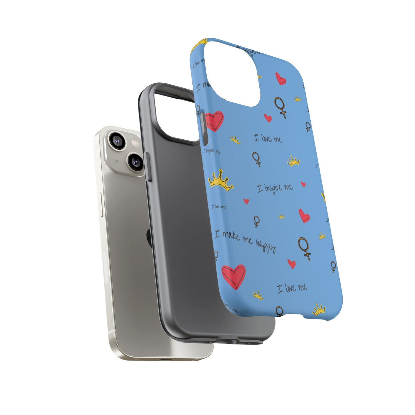 Inspiring Phone Case - 'I Love Me' Design - Tough Cases