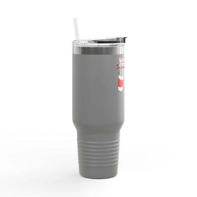 Running on Coffee & Faith Insulated Travel Mug - 40oz Coffee Lover's Companion