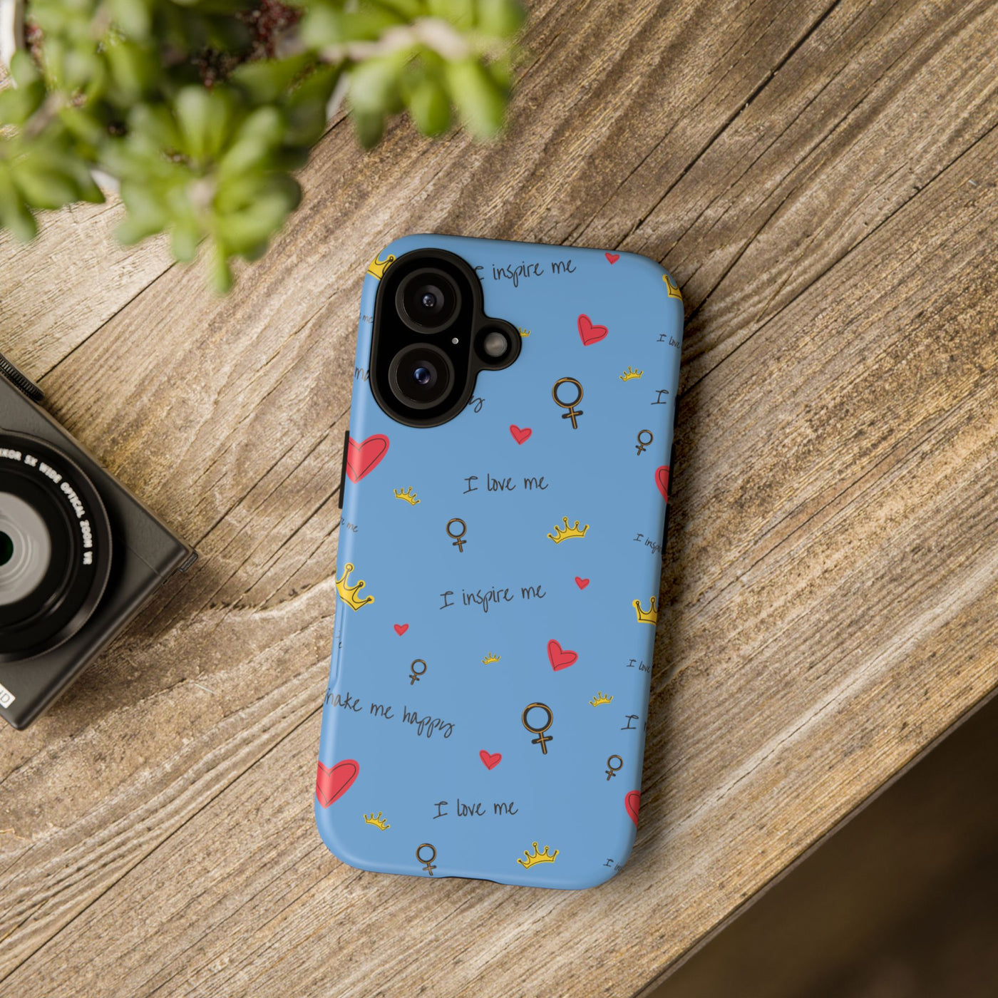 Inspiring Phone Case - 'I Love Me' Design - Tough Cases