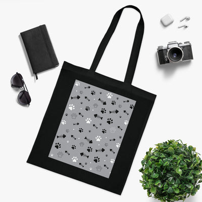 Cute Pet Themed Cotton Tote Bag - Perfect for Animal Lovers