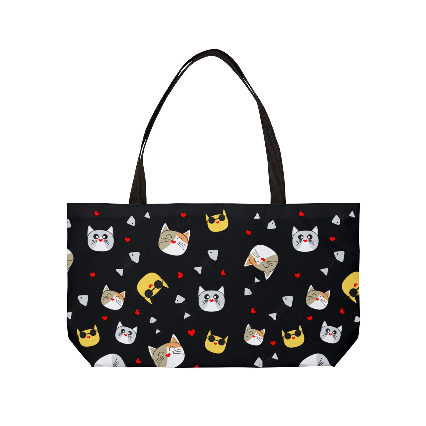 Chic Weekender Tote Bag - 'Look' & 'I Made It' Design for Travel & Style