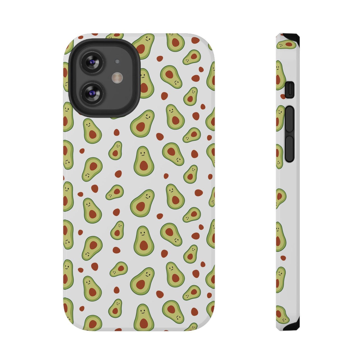 Avocado Pattern Impact-Resistant Phone Case - Fun & Functional