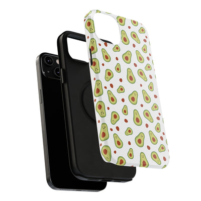 Avocado Pattern Impact-Resistant Phone Case - Fun & Functional