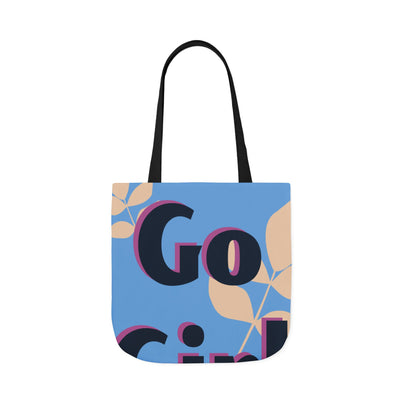 Empowering Canvas Tote Bag | Go Girl Design, Eco-Friendly Shopping Bag, Boho Style, Gift for Her, Everyday Carryall