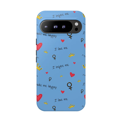 Inspiring Phone Case - 'I Love Me' Design - Tough Cases