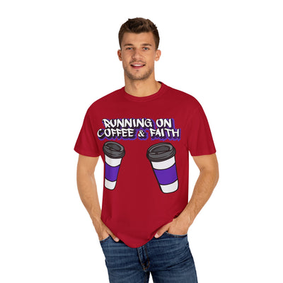 Coffee & Faith Unisex T-Shirt, Casual Wear, Gift for Coffee Lovers, Faith-Inspired Apparel, Comfortable Everyday Tee