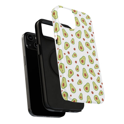 Avocado Pattern Impact-Resistant Phone Case - Fun & Functional