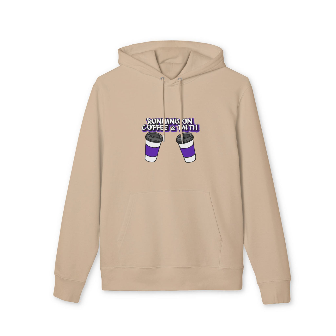 Unisex Hoodie - "Running on Coffee & Faith" Casual Wear