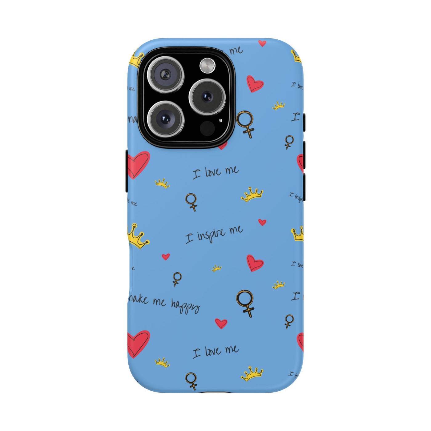 Inspiring Phone Case - 'I Love Me' Design - Tough Cases