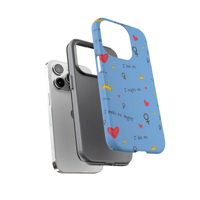 Inspiring Phone Case - 'I Love Me' Design - Tough Cases