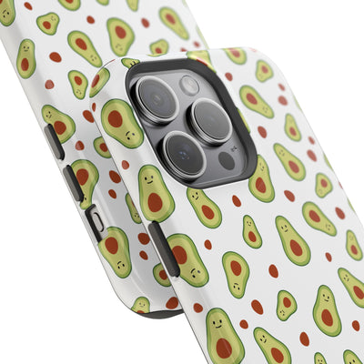 Avocado Pattern Impact-Resistant Phone Case - Fun & Functional