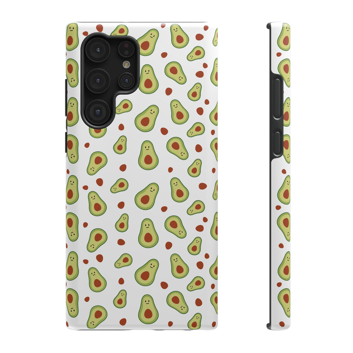 Avocado Pattern Impact-Resistant Phone Case - Fun & Functional