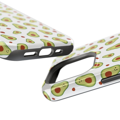 Avocado Pattern Impact-Resistant Phone Case - Fun & Functional