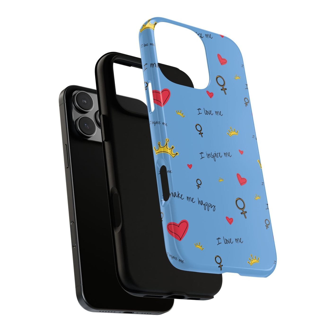 Inspiring Phone Case - 'I Love Me' Design - Tough Cases