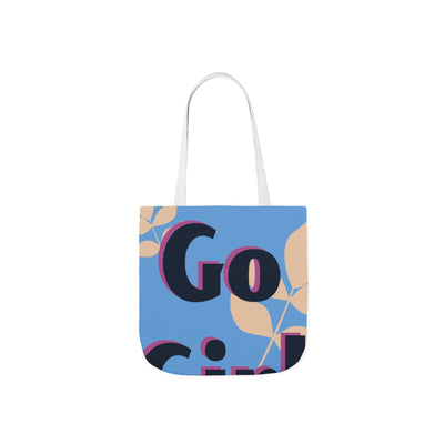 Empowering Canvas Tote Bag | Go Girl Design, Eco-Friendly Shopping Bag, Boho Style, Gift for Her, Everyday Carryall