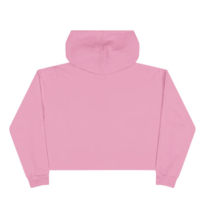 Running on Coffee & Faith Crop Hoodie - Cozy Sweatshirt for Coffee Lovers