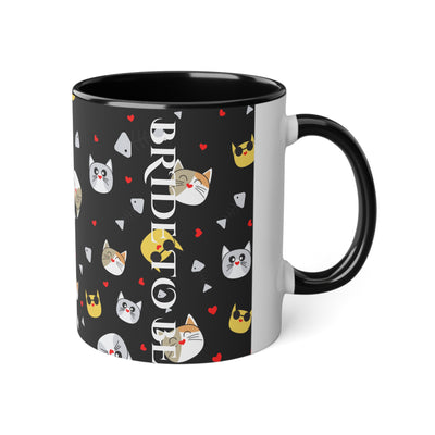 Bride Tribe Cat Mug - 11oz Coffee Cup for Cat Lovers